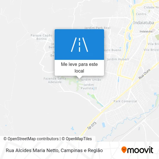 Rua Alcides Maria Netto mapa