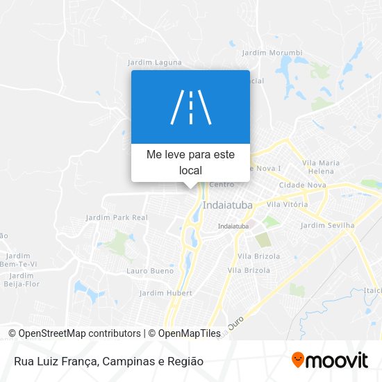 Rua Luiz França mapa