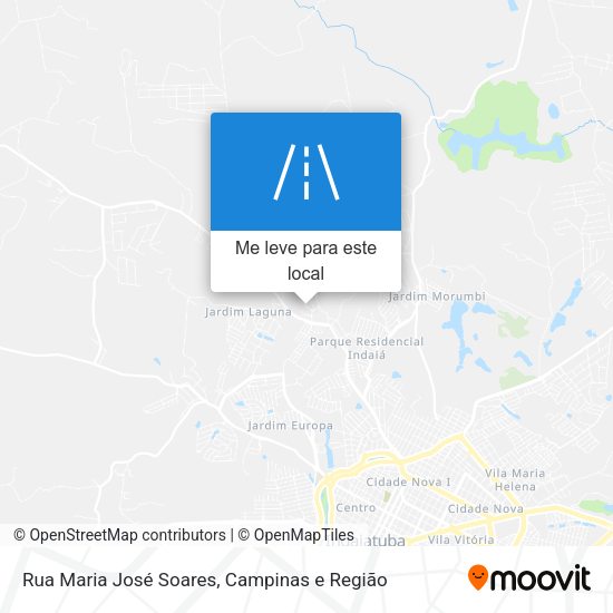 Rua Maria José Soares mapa