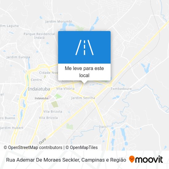 Rua Ademar De Moraes Seckler mapa