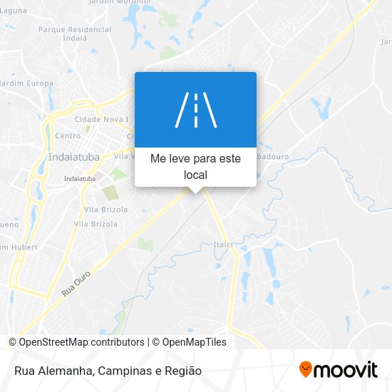 Rua Alemanha mapa