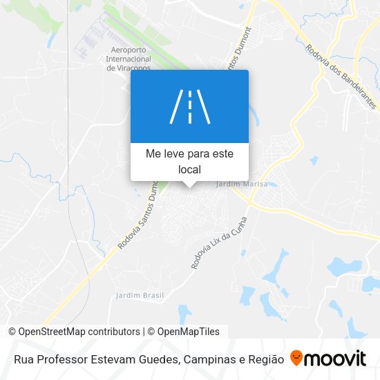 Rua Professor Estevam Guedes mapa
