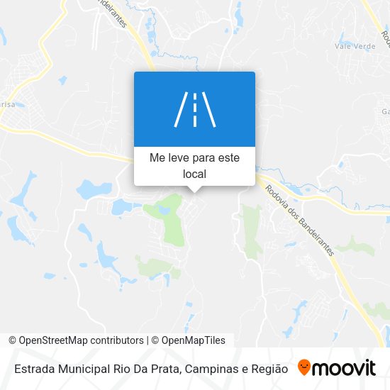 Estrada Municipal Rio Da Prata mapa