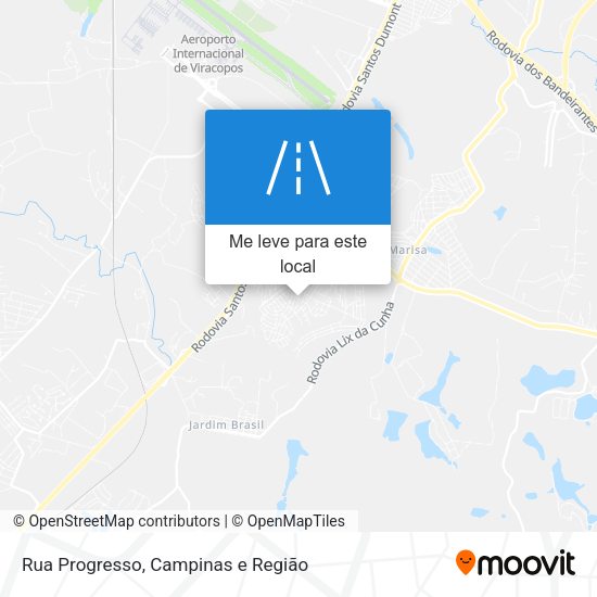 Rua Progresso mapa