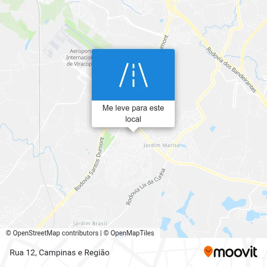 Rua 12 mapa