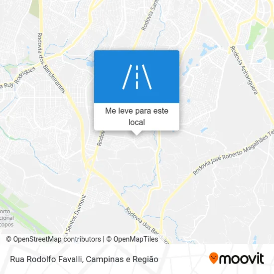 Rua Rodolfo Favalli mapa