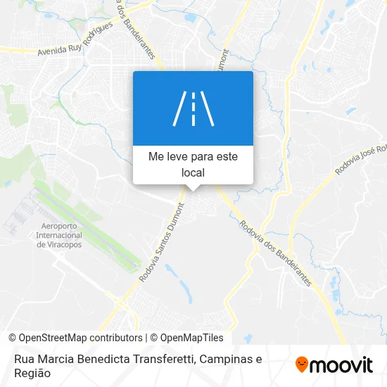 Rua Marcia Benedicta Transferetti mapa