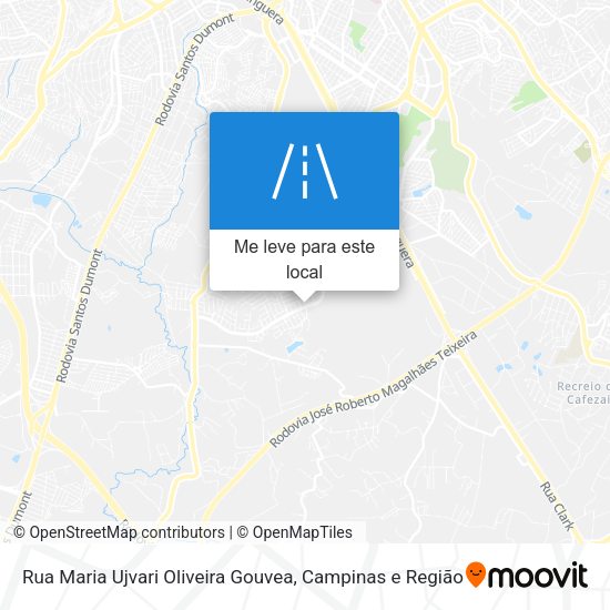 Rua Maria Ujvari Oliveira Gouvea mapa