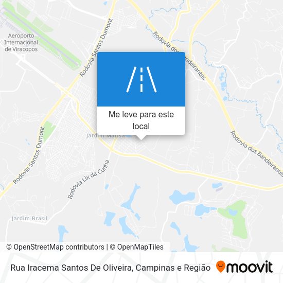 Rua Iracema Santos De Oliveira mapa