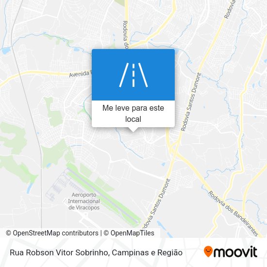 Rua Robson Vitor Sobrinho mapa