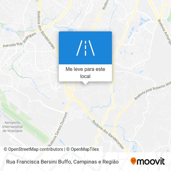 Rua Francisca Bersini Buffo mapa