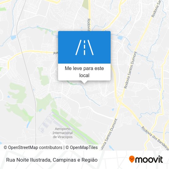 Rua Noite Ilustrada mapa