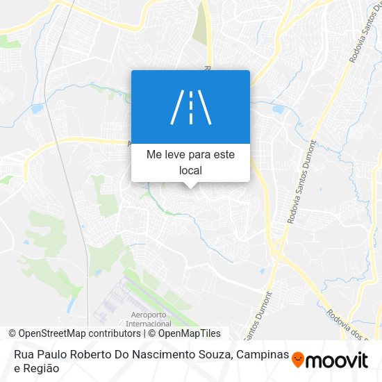 Rua Paulo Roberto Do Nascimento Souza mapa