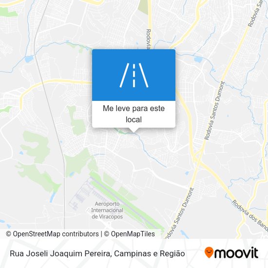 Rua Joseli Joaquim Pereira mapa