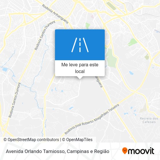Avenida Orlando Tamiosso mapa