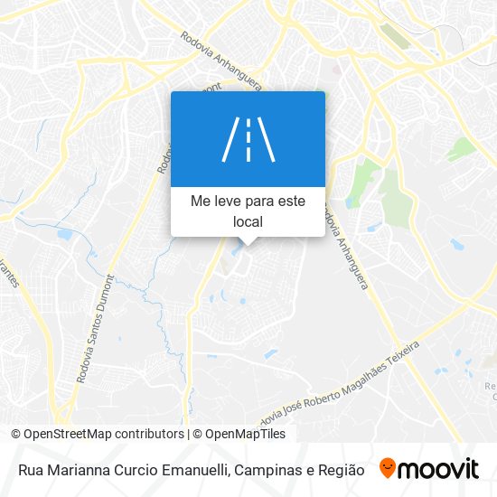 Rua Marianna Curcio Emanuelli mapa