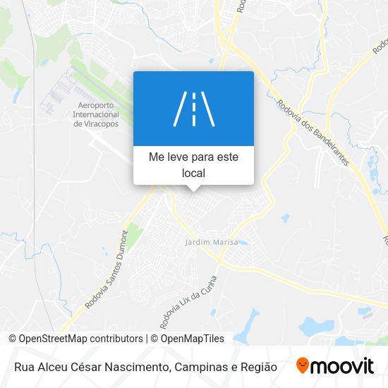 Rua Alceu César Nascimento mapa