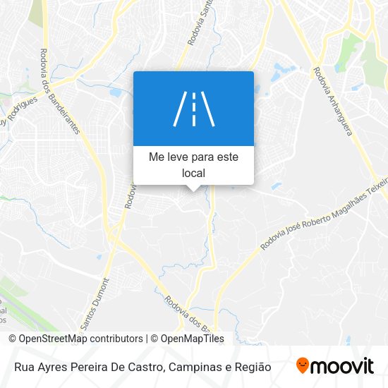 Rua Ayres Pereira De Castro mapa