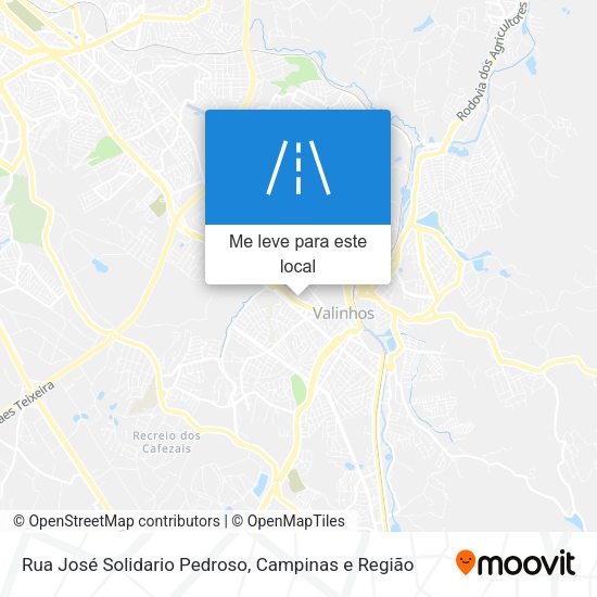 Rua José Solidario Pedroso mapa