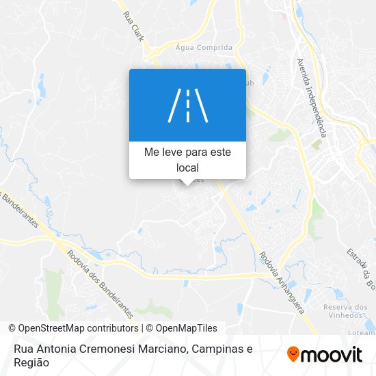 Rua Antonia Cremonesi Marciano mapa