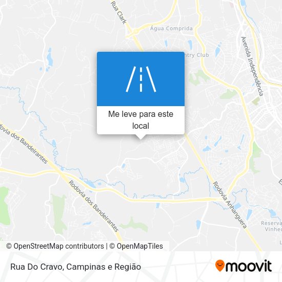 Rua Do Cravo mapa