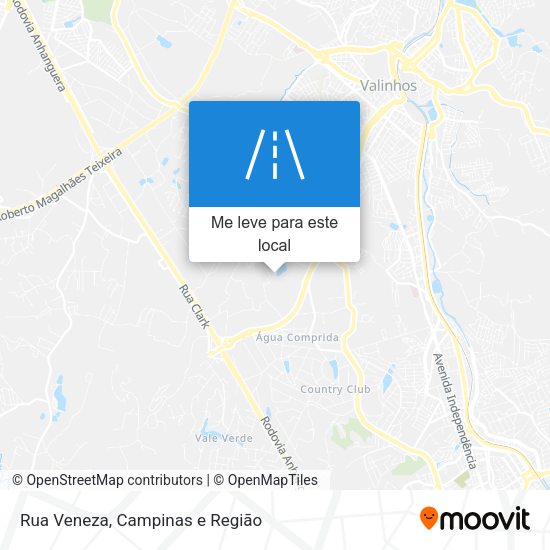 Rua Veneza mapa
