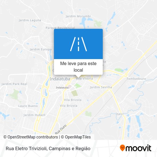 Rua Eletro Trivizioli mapa