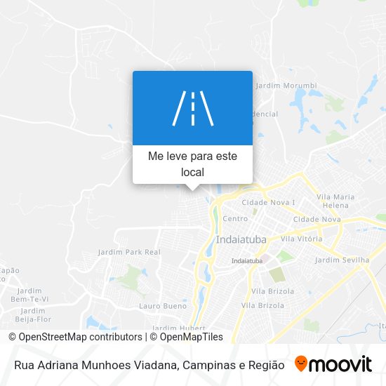 Rua Adriana Munhoes Viadana mapa