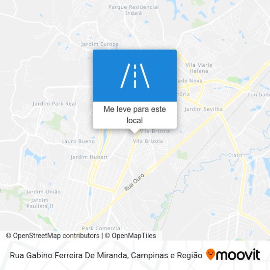 Rua Gabino Ferreira De Miranda mapa