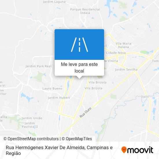 Rua Hermógenes Xavier De Almeida mapa