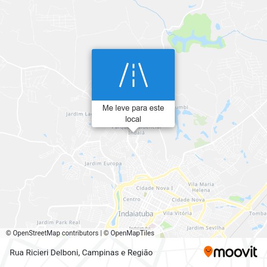 Rua Ricieri Delboni mapa