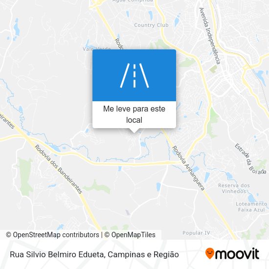 Rua Silvio Belmiro Edueta mapa