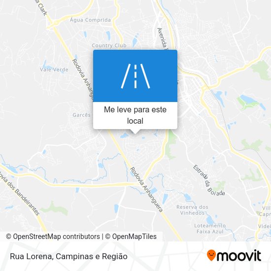 Rua Lorena mapa