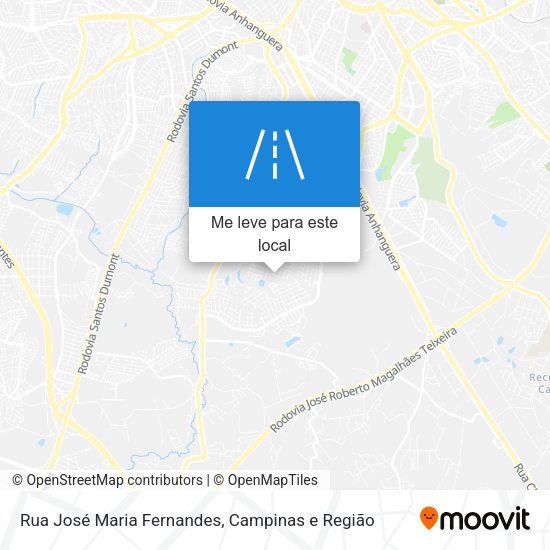 Rua José Maria Fernandes mapa