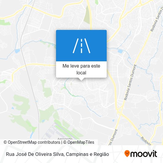 Rua José De Oliveira Silva mapa