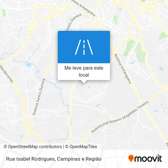 Rua Isabel Rodrigues mapa
