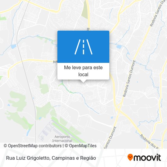 Rua Luiz Grigoletto mapa