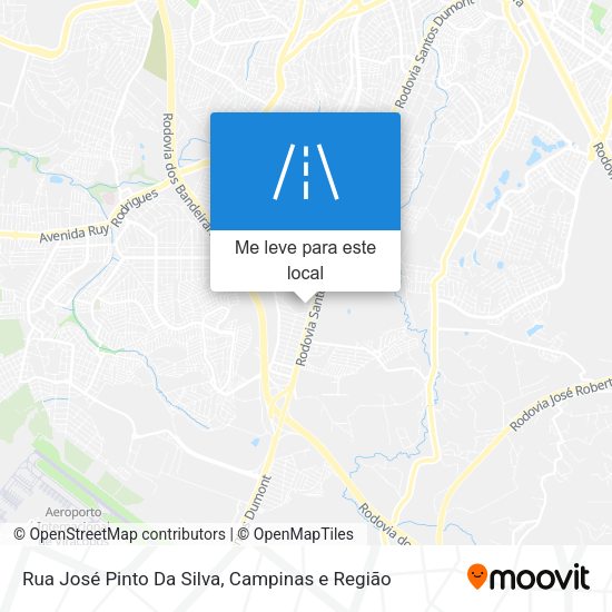 Rua José Pinto Da Silva mapa