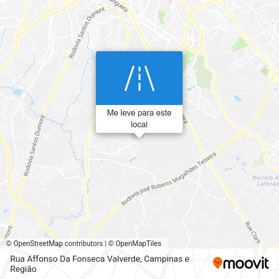 Rua Affonso Da Fonseca Valverde mapa