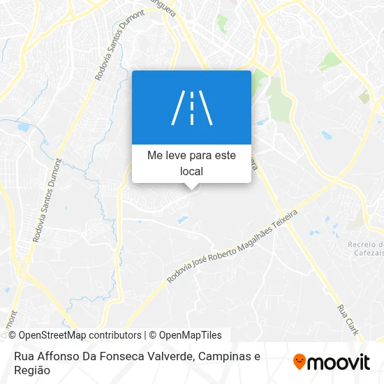 Rua Affonso Da Fonseca Valverde mapa