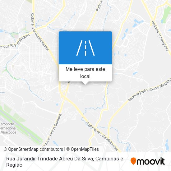 Rua Jurandir Trindade Abreu Da Silva mapa