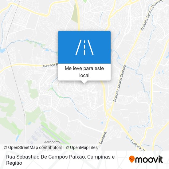 Rua Sebastião De Campos Paixão mapa