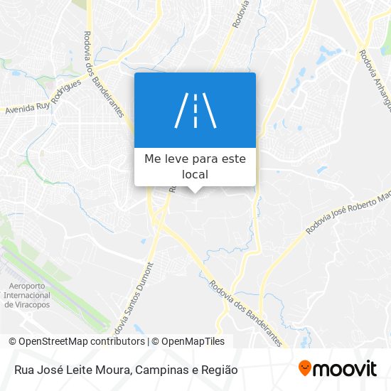 Rua José Leite Moura mapa