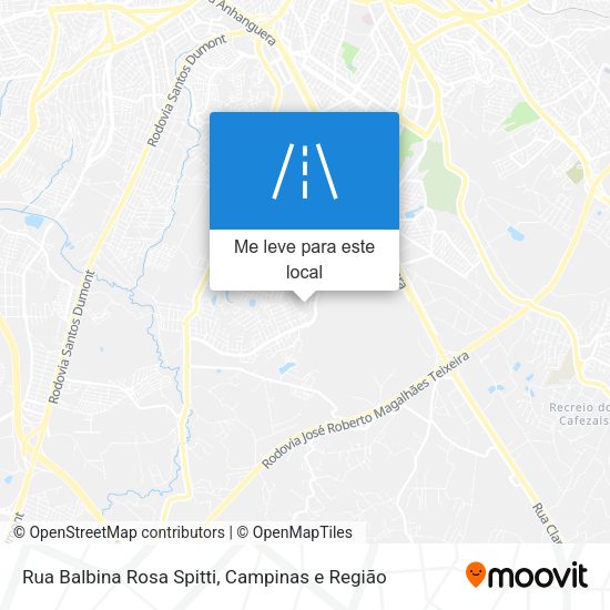 Rua Balbina Rosa Spitti mapa