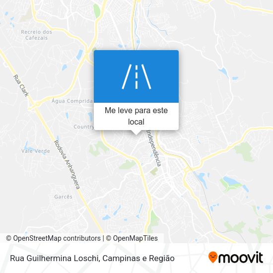 Rua Guilhermina Loschi mapa