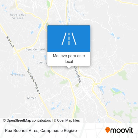 Rua Buenos Aires mapa