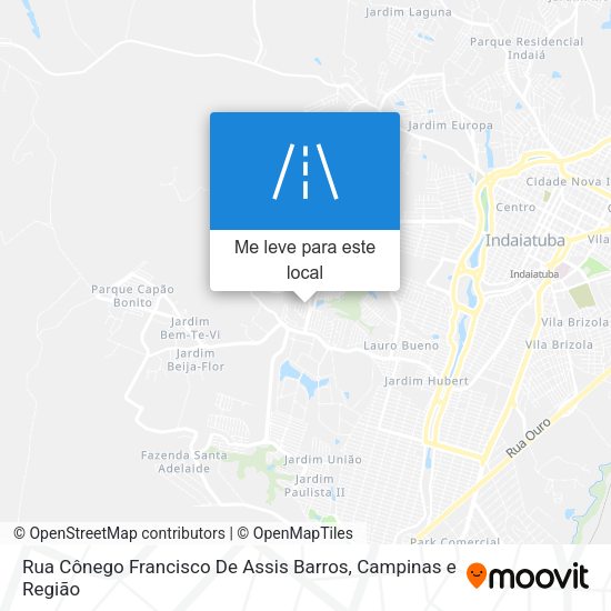 Rua Cônego Francisco De Assis Barros mapa