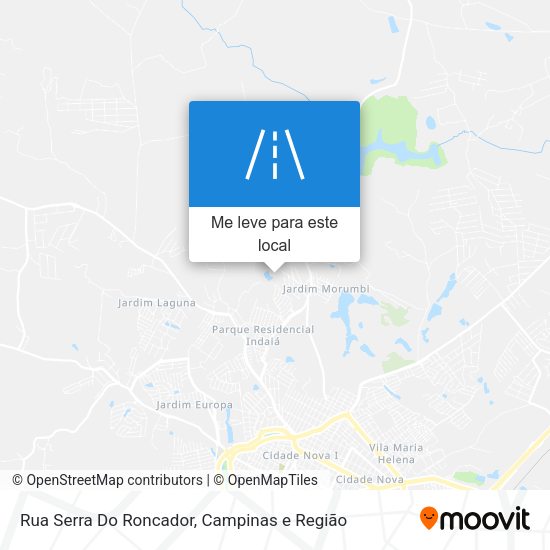 Rua Serra Do Roncador mapa