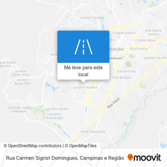 Rua Carmen Sigrist Domingues mapa