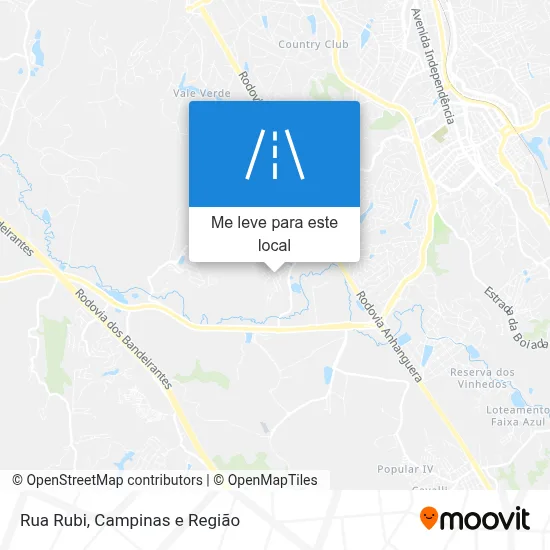 Rua Rubi mapa